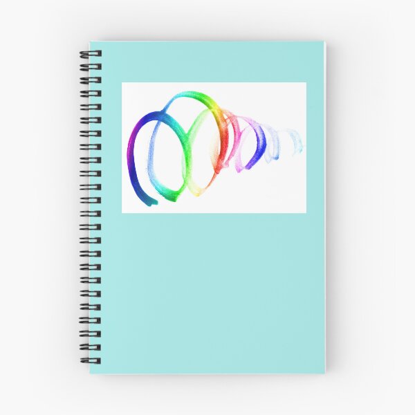 Item preview, Colorful watercolor spiral | rainbow watercolor abstract form designed and sold by lausn.