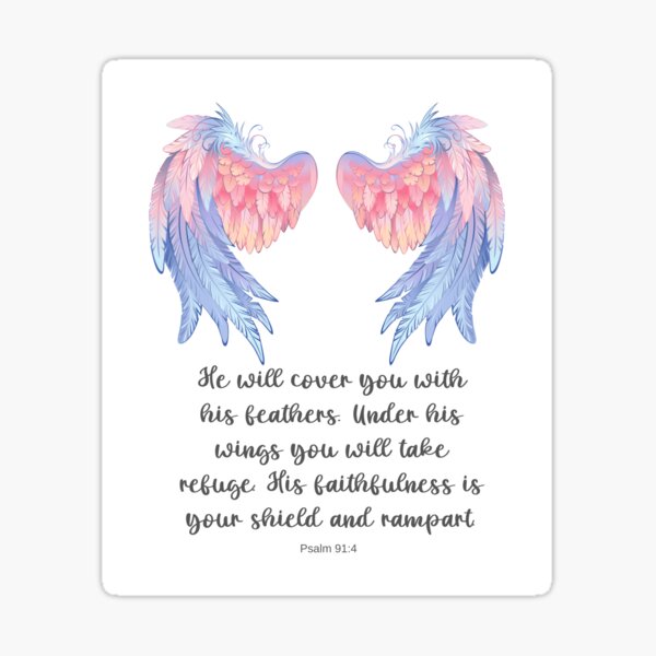 Item preview, God protects us under his wings designed and sold by Eternlchristian.