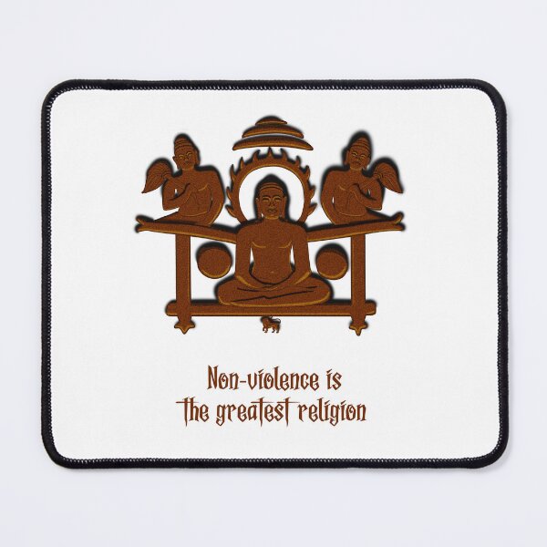 Item preview, Lord Mahaveer jainism quotes 5 designed and sold by Blue Bouy.