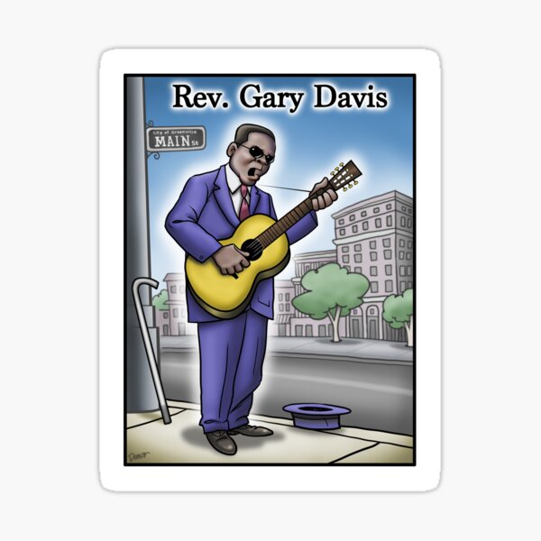 Reverend Gary Davis Sticker