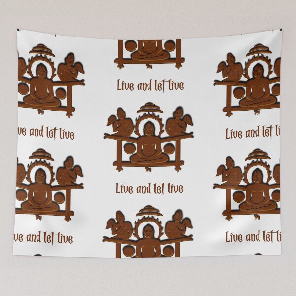 Item preview, Lord Mahaveer jainism quotes 6 designed and sold by Blue Bouy.