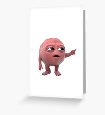 Lil Dicky Brain Greeting Card