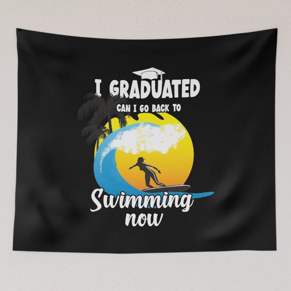 Item preview, Students 2022 I graduated can I go back to swimming now   designed and sold by Mac Store.