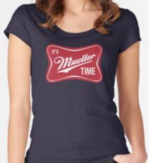 Es ist Müller Zeit Tailliertes Rundhals-Shirt