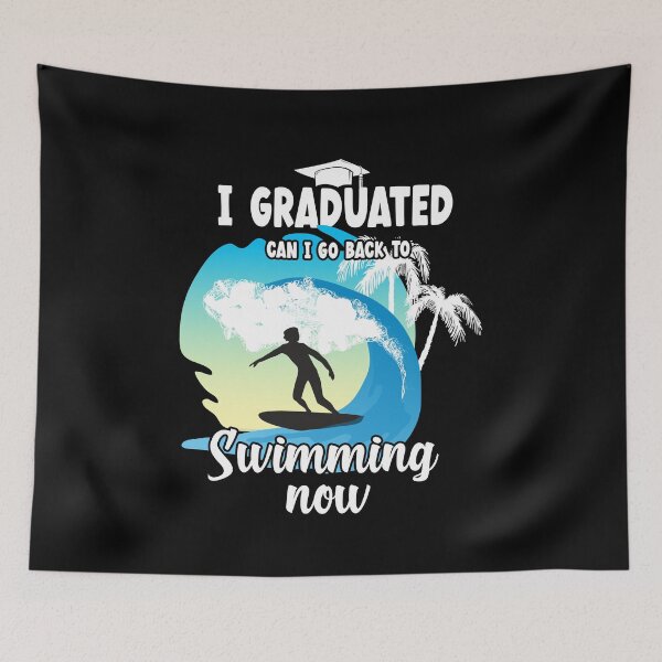 Item preview, Students 2022 I graduated can I go back to swimming now   designed and sold by Mac Store.