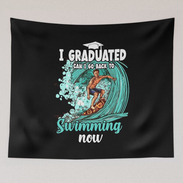 Item preview, Students 2022 I graduated can I go back to swimming now   designed and sold by Mac Store.