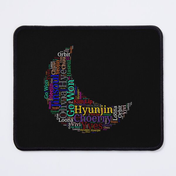 Item preview, LOONA Colorful Moon Wordcloud designed and sold by AliffStudio.