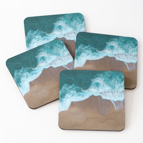Artikelvorschau, Cooler bunter blauer und brauner Ozean und Strand Art.-Nr. entworfen und verkauft von BEAUTY ⭐⭐⭐⭐⭐.