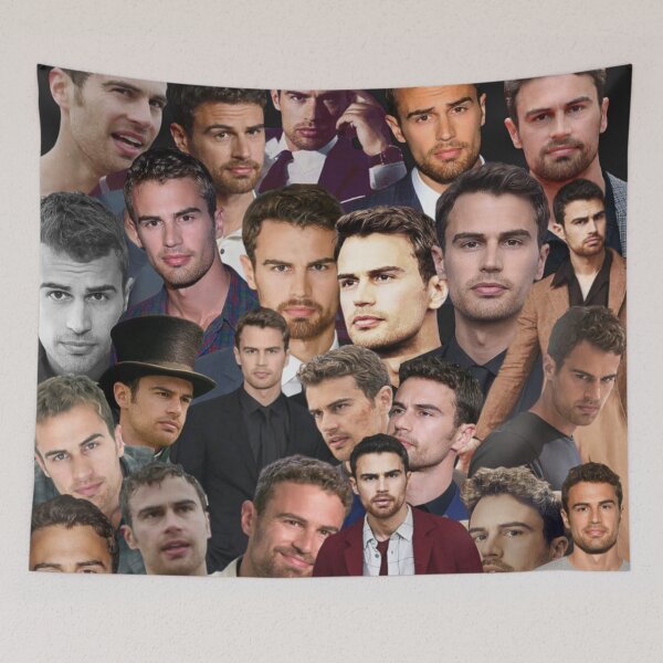 Item preview, theo james photo collage designed and sold by T-shirtakStore.