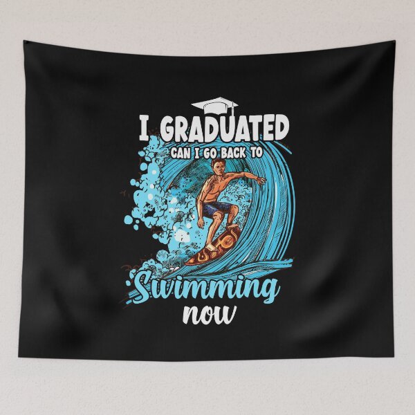 Item preview, Students 2022 I graduated can I go back to swimming now   designed and sold by Mac Store.