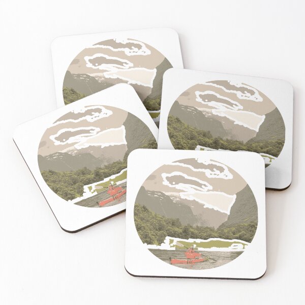 Item preview, Canoe in the Mountain Valley designed and sold by SystemLion.