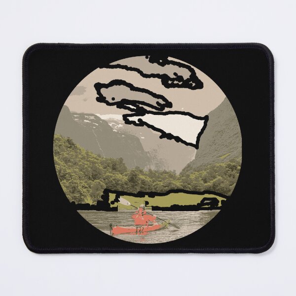Item preview, Canoe in the Mountain Valley designed and sold by SystemLion.
