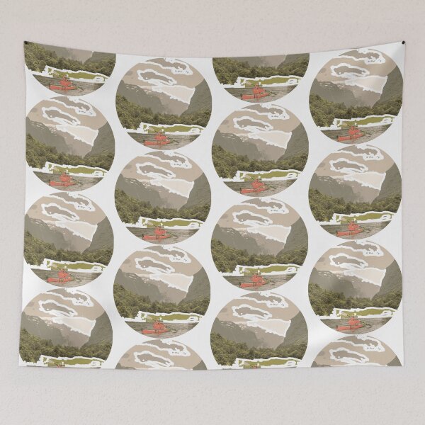 Item preview, Canoe in the Mountain Valley designed and sold by SystemLion.