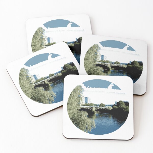 Item preview, CIty Bridge over River designed and sold by SystemLion.