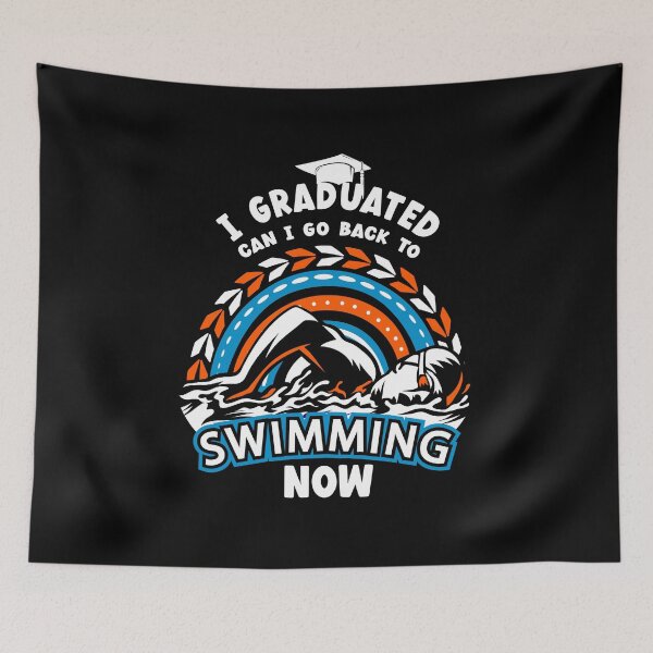 Item preview, Students 2022 I graduated can I go back to swimming now   designed and sold by Mac Store.