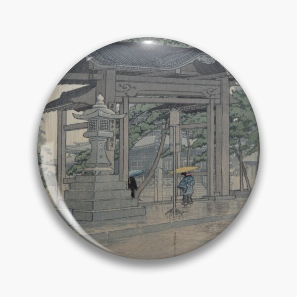 Item preview, Zentsuji Temple in Sanuki by Kawase Hasui, restored vintage Japanese art designed and sold by FineJapan.