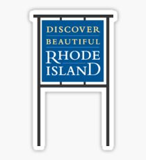 Discover Beautiful Rhode Island - Frame Sticker