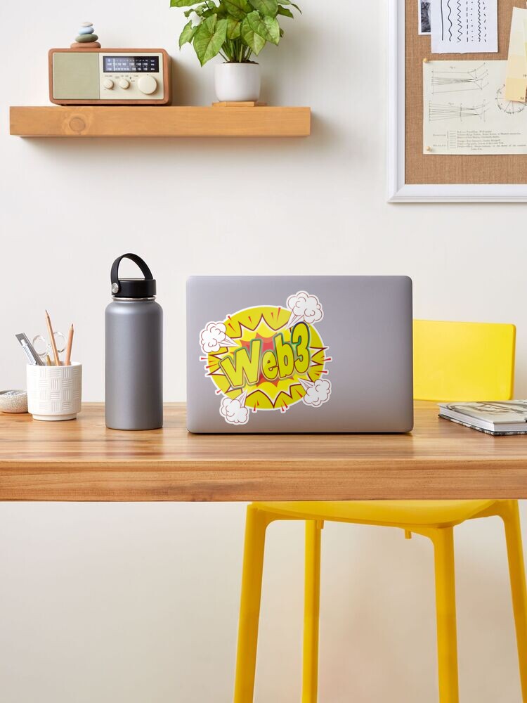 Alternate view of Web3. Sticker