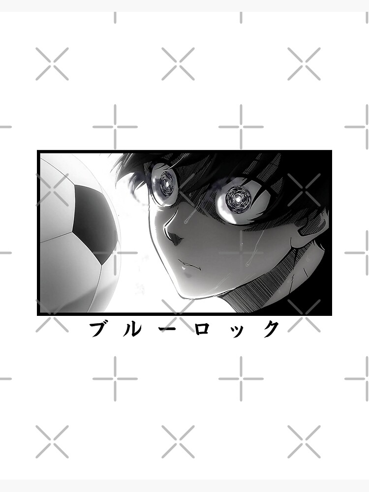 Meguru Bachira Manga Panel Pin for Sale by yoku-mieru