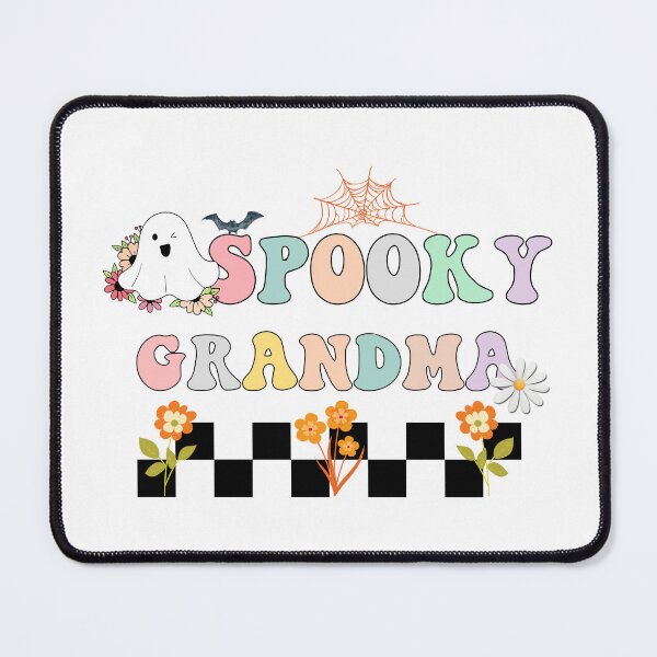 Item preview, Groovy Spooky Grandma Cute Floral Halloween Ghost designed and sold by Karry-Pat.