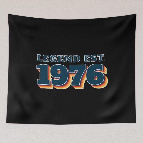 Artikelvorschau, Legende gegründet 1976 - Vintage Retro Geburtstagsdesign entworfen und verkauft von RaybenMedia.