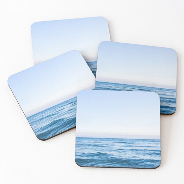 Item preview, Cute colourful blue sea or ocean and blue sky design designed and sold by BEAUTY ⭐⭐⭐⭐⭐.