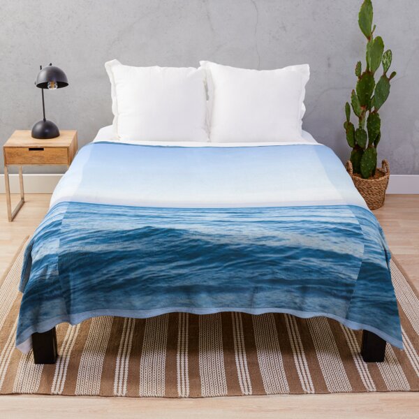 Item preview, Cute colourful blue sea or ocean and blue sky design designed and sold by BEAUTY ⭐⭐⭐⭐⭐.