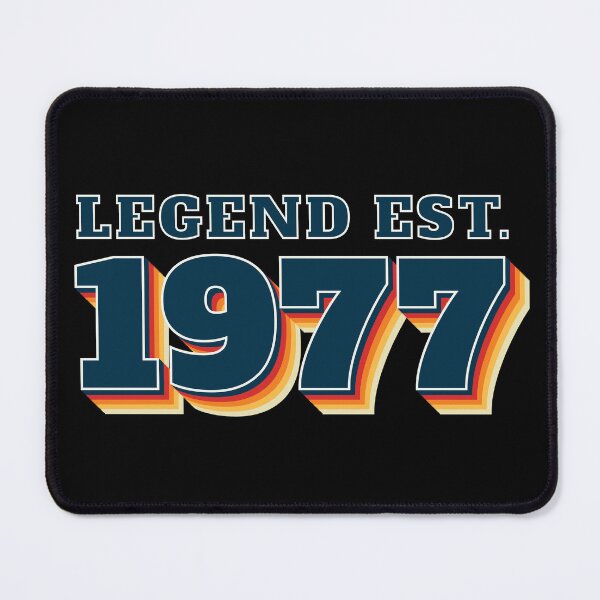 Item preview, Legend Established 1977 - Vintage Retro Birthday Design designed and sold by RaybenMedia.