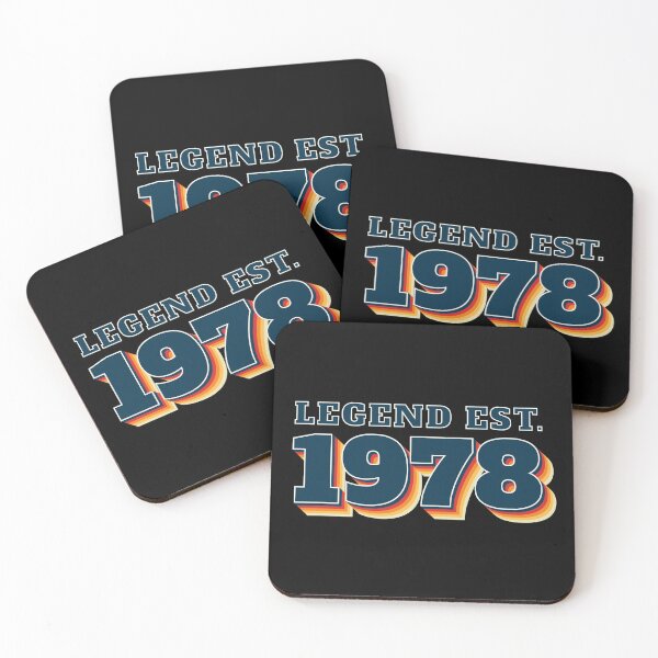 Artikelvorschau, Legende gegründet 1978 - Vintage Retro Geburtstagsdesign entworfen und verkauft von RaybenMedia.