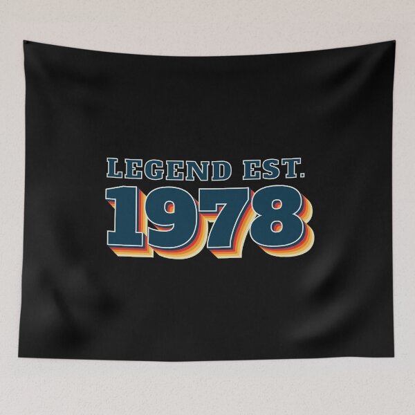 Artikelvorschau, Legende gegründet 1978 - Vintage Retro Geburtstagsdesign entworfen und verkauft von RaybenMedia.