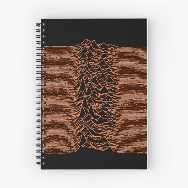 Item preview, unknown pleasures orange designed and sold by ventumpluviam.