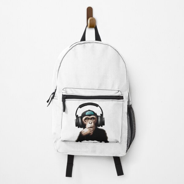 Item preview, Dj Monkey with Headphones designed and sold by wadelcl.