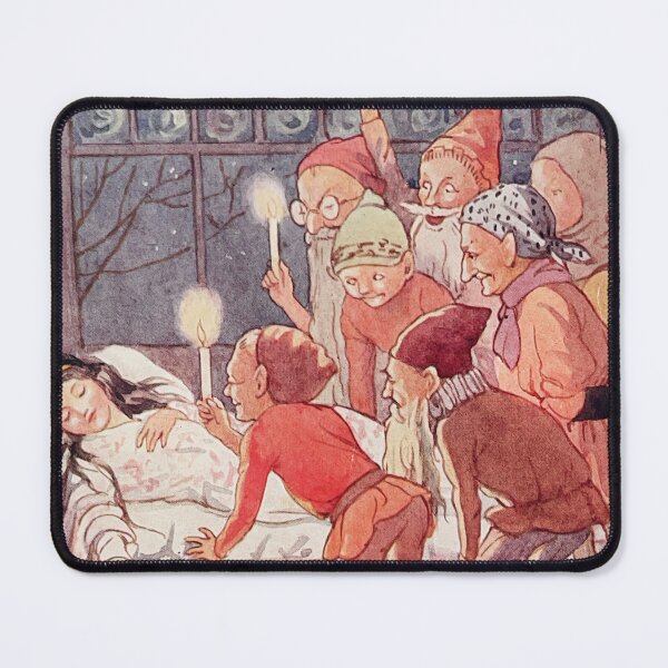 Item preview, Snow White and the Seven Dwarfs Antique Image Print designed and sold by RoseArtUK.