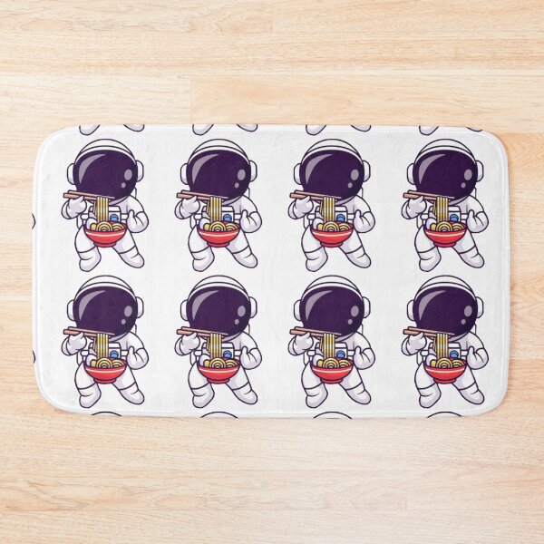 Item preview, Cute astronaut eating ramen noodles with chopstick design. designed and sold by BEAUTY ⭐⭐⭐⭐⭐.