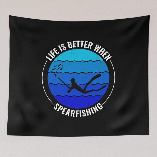 Item preview, Spearfishing Spearfisher Spearfisherman Fishing designed and sold by TastefulTees.