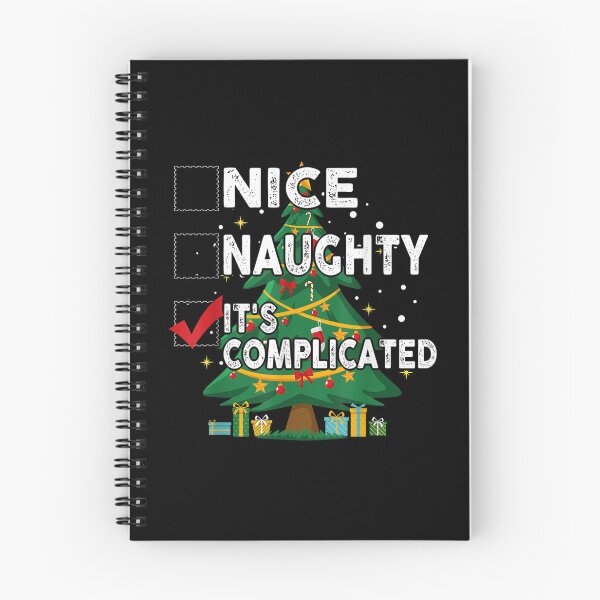 Item preview, Nice Naughty It's Complicated Christmas List Santa Claus designed and sold by Axelhellquis.