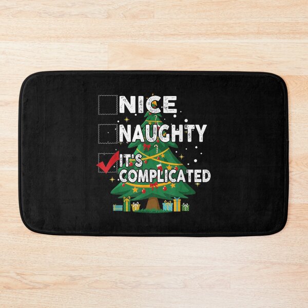 Item preview, Nice Naughty It's Complicated Christmas List Santa Claus designed and sold by Axelhellquis.