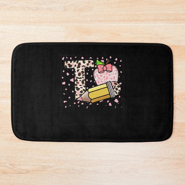 Item preview, T is for teacher Teaching is a work of heart Back to school education school funny vintage designed and sold by elizabethdawnn.
