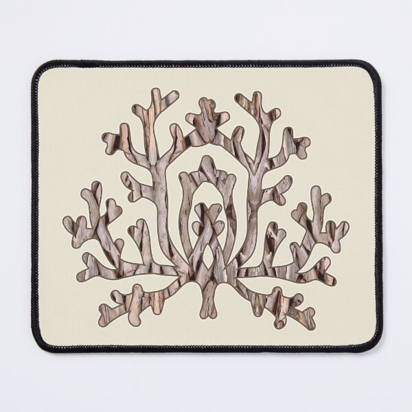 Item preview, Driftwood Coral Tree - neutral brown beige - Vicki Hadfield designed and sold by Printable Pressies.