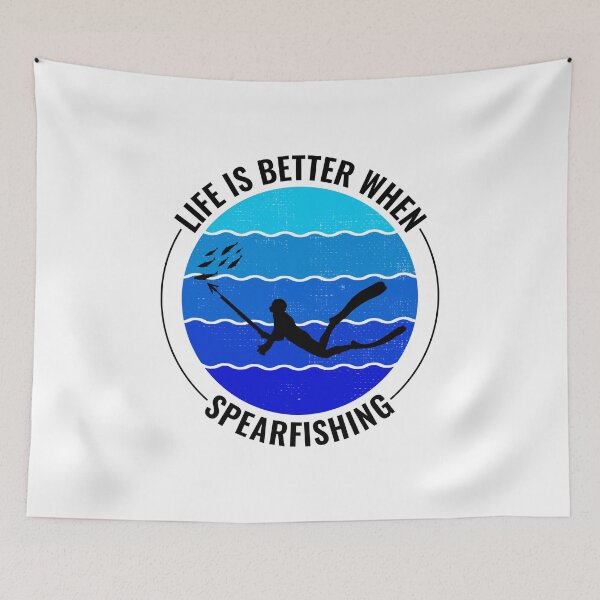 Item preview, Spearfishing Spearfisher Spearfisherman Fishing designed and sold by TastefulTees.