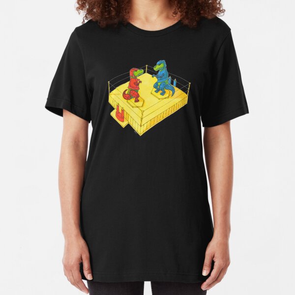 Rock Em Sock Em T-Rex Slim Fit T-Shirt
