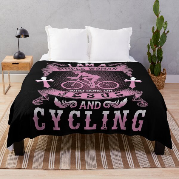 Item preview, Soy una mujer simple que corre sobre Jesús y anda en bicicleta amor divertido citas lindas de fe designed and sold by beckadamr.