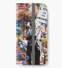 Banksy Albert Einstein Love Is The Answer Graffiti Vibe iPhone Wallet/Case/Skin