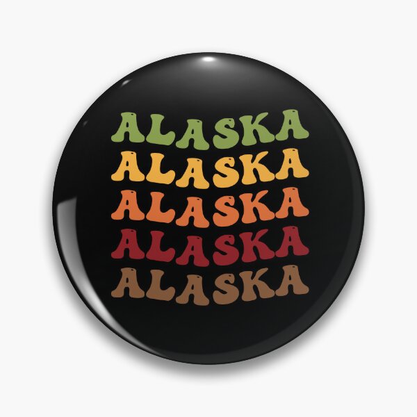 Item preview,  Alaska Retro Vintage Groovy Wavy Text Classic designed and sold by CoolCreative.