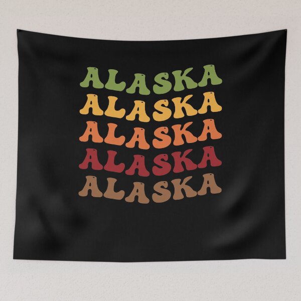 Item preview,  Alaska Retro Vintage Groovy Wavy Text Classic designed and sold by CoolCreative.