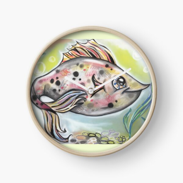 Summertide Speckles Clock
