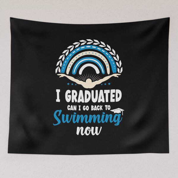 Item preview, Students 2022 I graduated can I go back to swimming now   designed and sold by Mac Store.