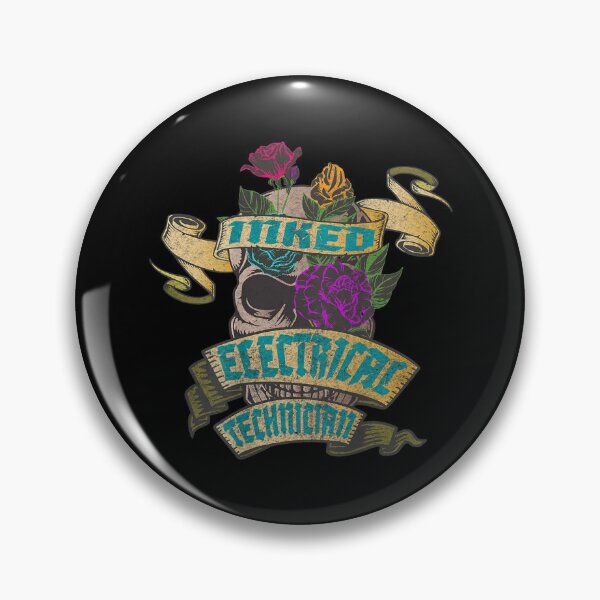 Item preview, Electrical Technician Inked Skull Tattoo Backside Design designed and sold by Axelhellquis.