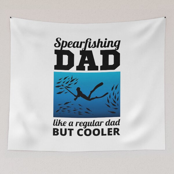 Item preview, Spearfishing Underwater Fishing Dad Fathers day designed and sold by TastefulTees.