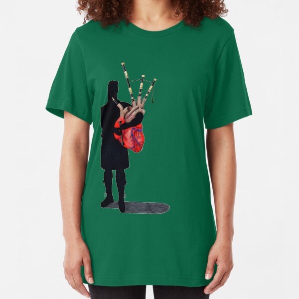 Scottish Heart Slim Fit T-Shirt